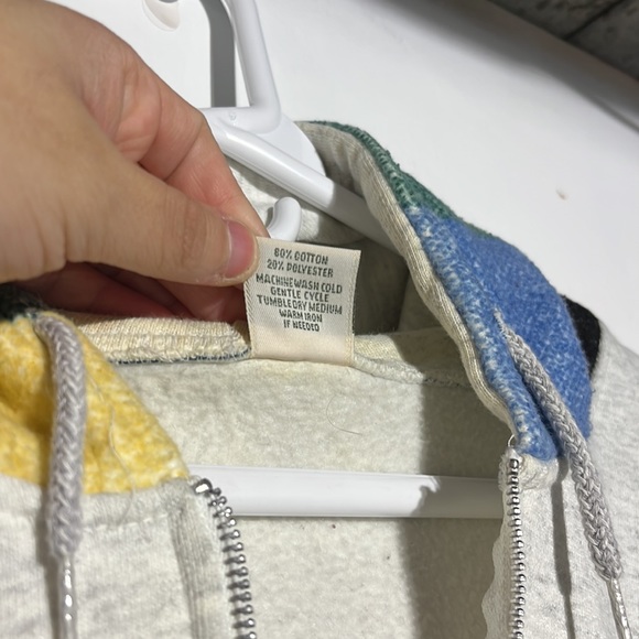 Vintage Myrtle Beach South Carolina Golf Plaid Zip Up Hooded Sweatshirt Size XL - Picture 6 of 12